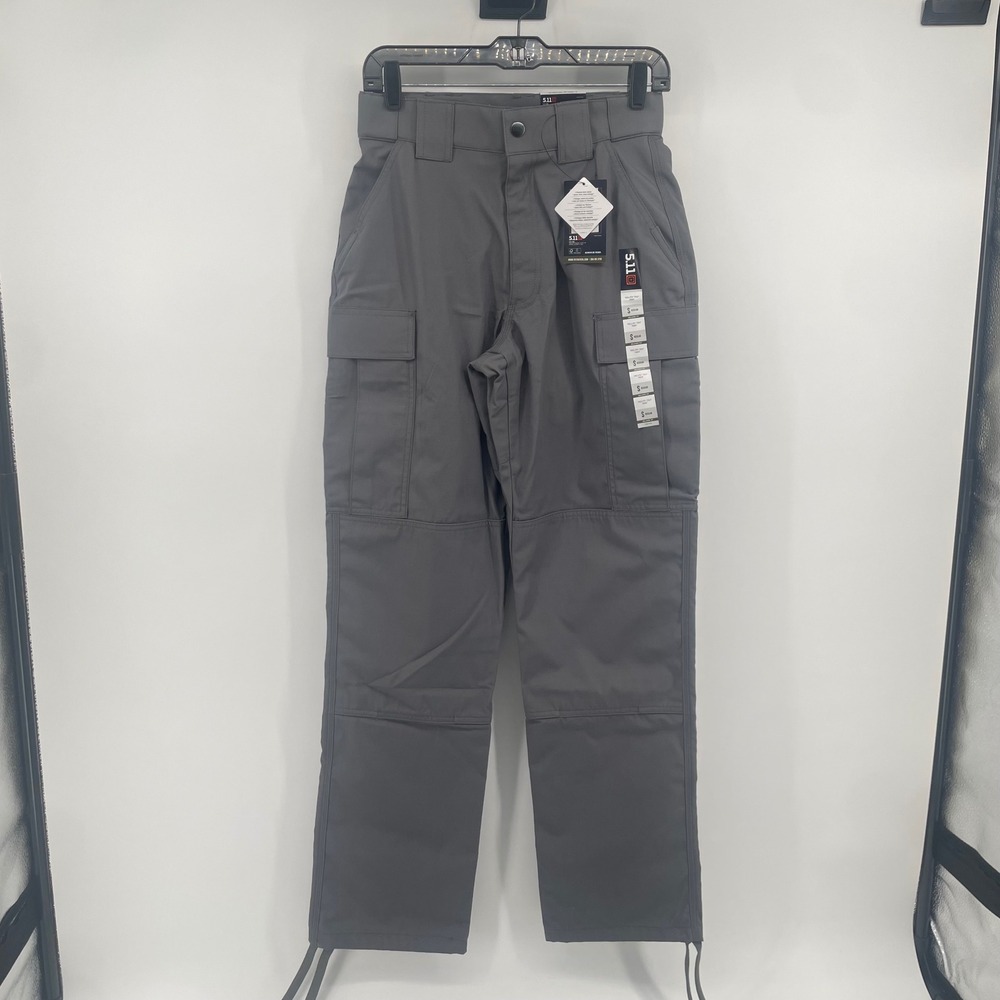 5.11 Tactical Taclite TDU Pants Mens Small Storm Grey Ripstop Cargo 74280 NWT